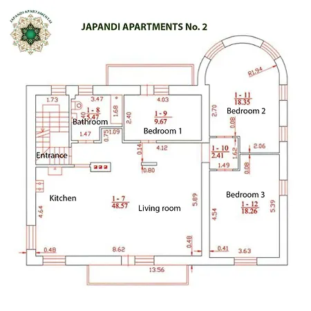 Japandi Apartamentai Apartment *